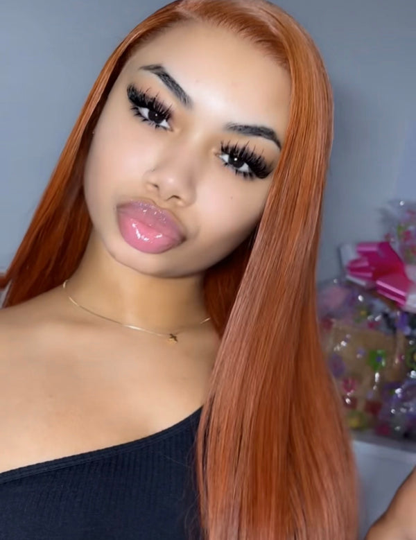 ON HAND- CHESTNUT BROWN LACE FRONTAL WIGS