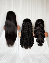ON HAND-  BLACK LACE FRONTAL WIGS