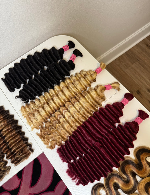 ON HAND- Boho Bulk Hair (Single + Double Drawn)