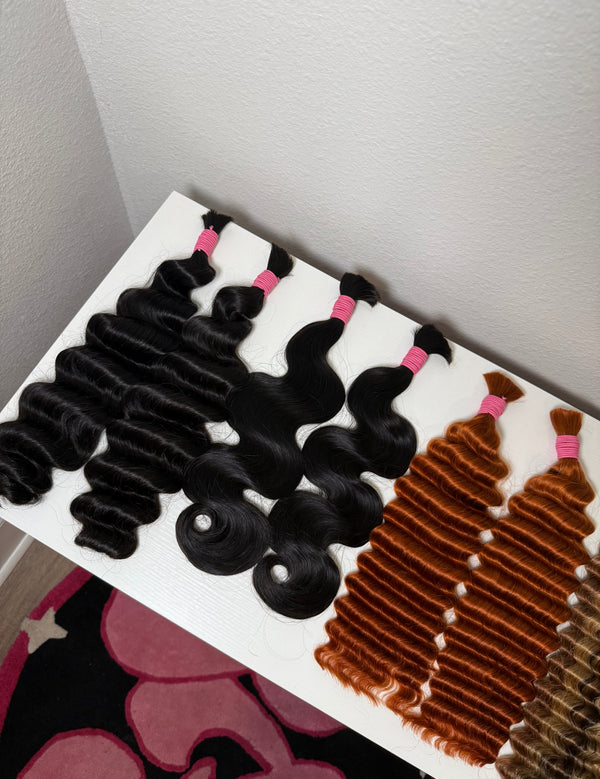ON HAND- Boho Bulk Hair (Single + Double Drawn)