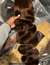ON HAND- CHOCOLATE BROWN LACE FRONTAL WIGS
