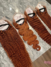 ON HAND- CHESTNUT BROWN LACE FRONTAL WIGS