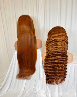 ON HAND- CHESTNUT BROWN LACE FRONTAL WIGS