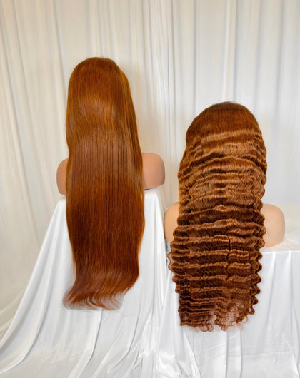 ON HAND- CHESTNUT BROWN LACE FRONTAL WIGS