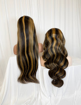 ON HAND- HIGHLIGHT 1B/27 LACE FRONTAL WIGS