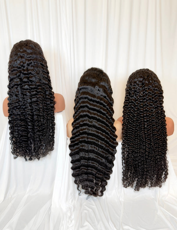 ON HAND-  BLACK LACE FRONTAL WIGS