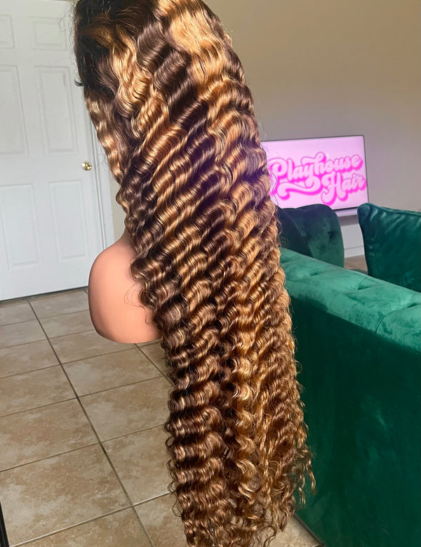 ON HAND- HIGHLIGHT LACE FRONTAL WIG